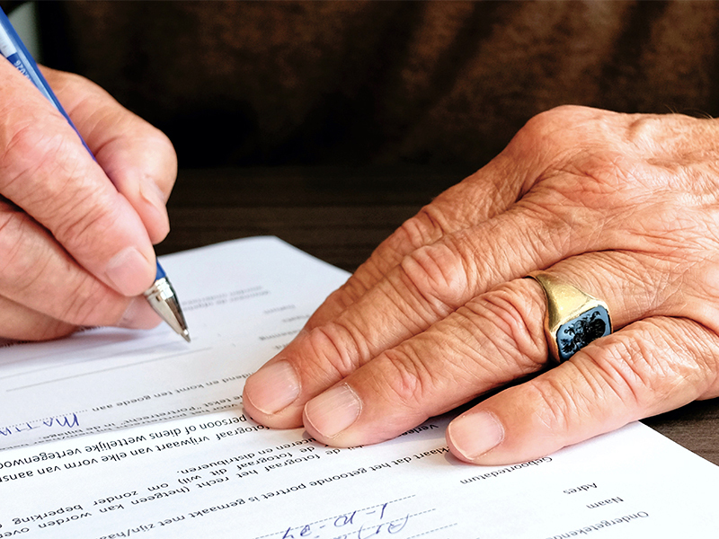 Signing Paperwork