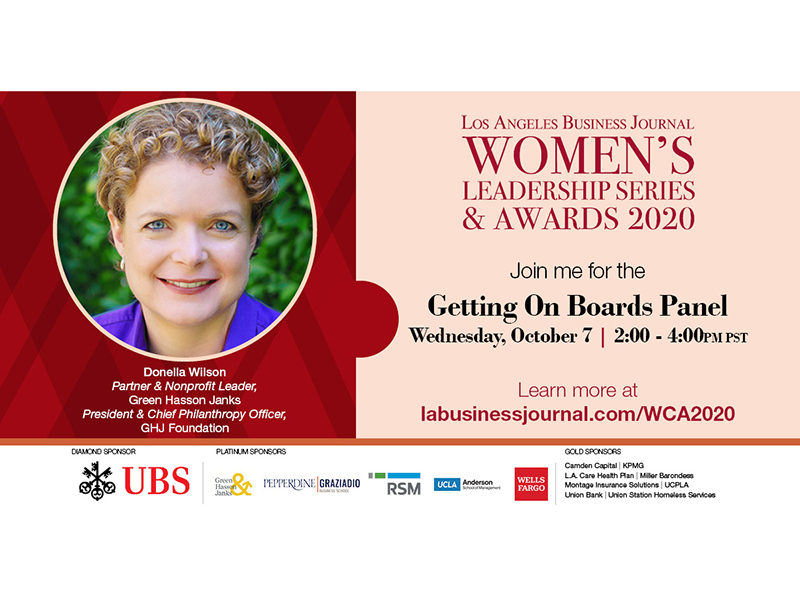 2020 LABJ Womens event website image LABJ Branding