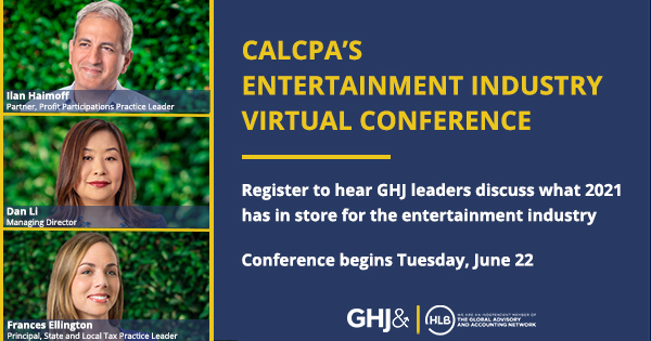 2021 05 25 Cal CPA Entertainment Conference