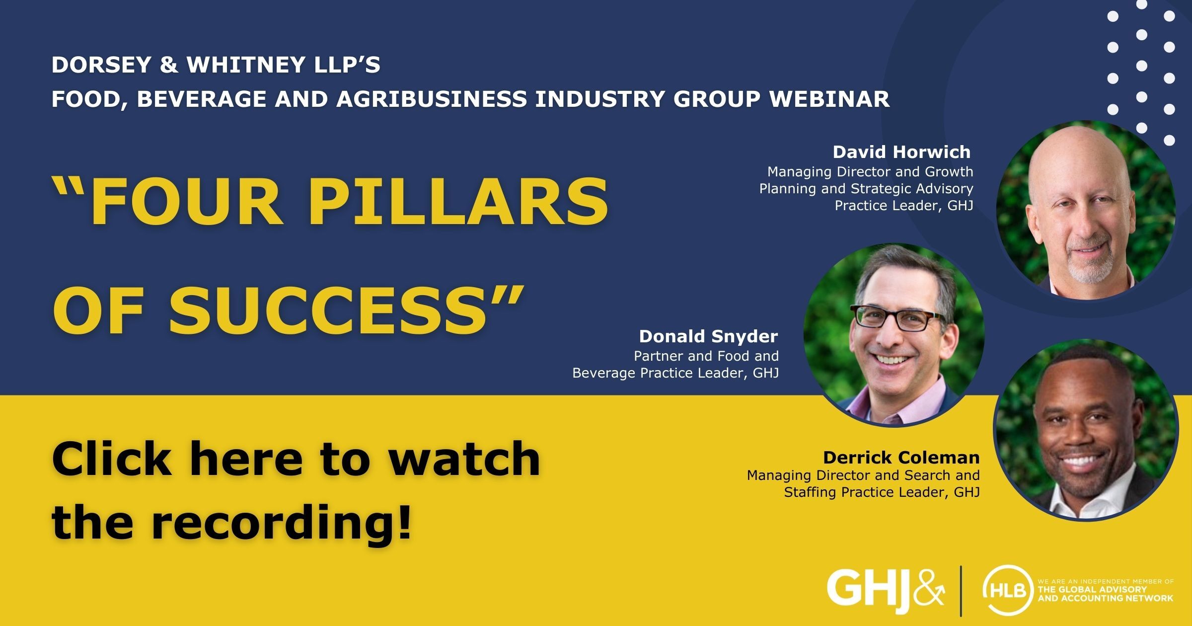 FB Webinar Four Pillars of Success