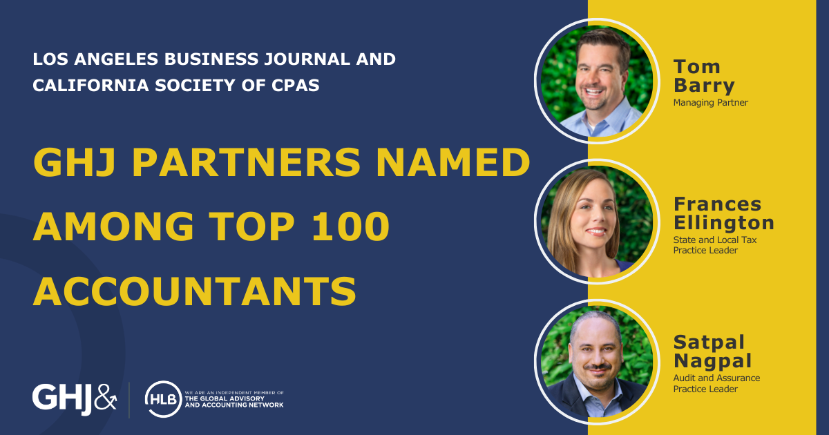 GHJ leaders top 100 accoutnants