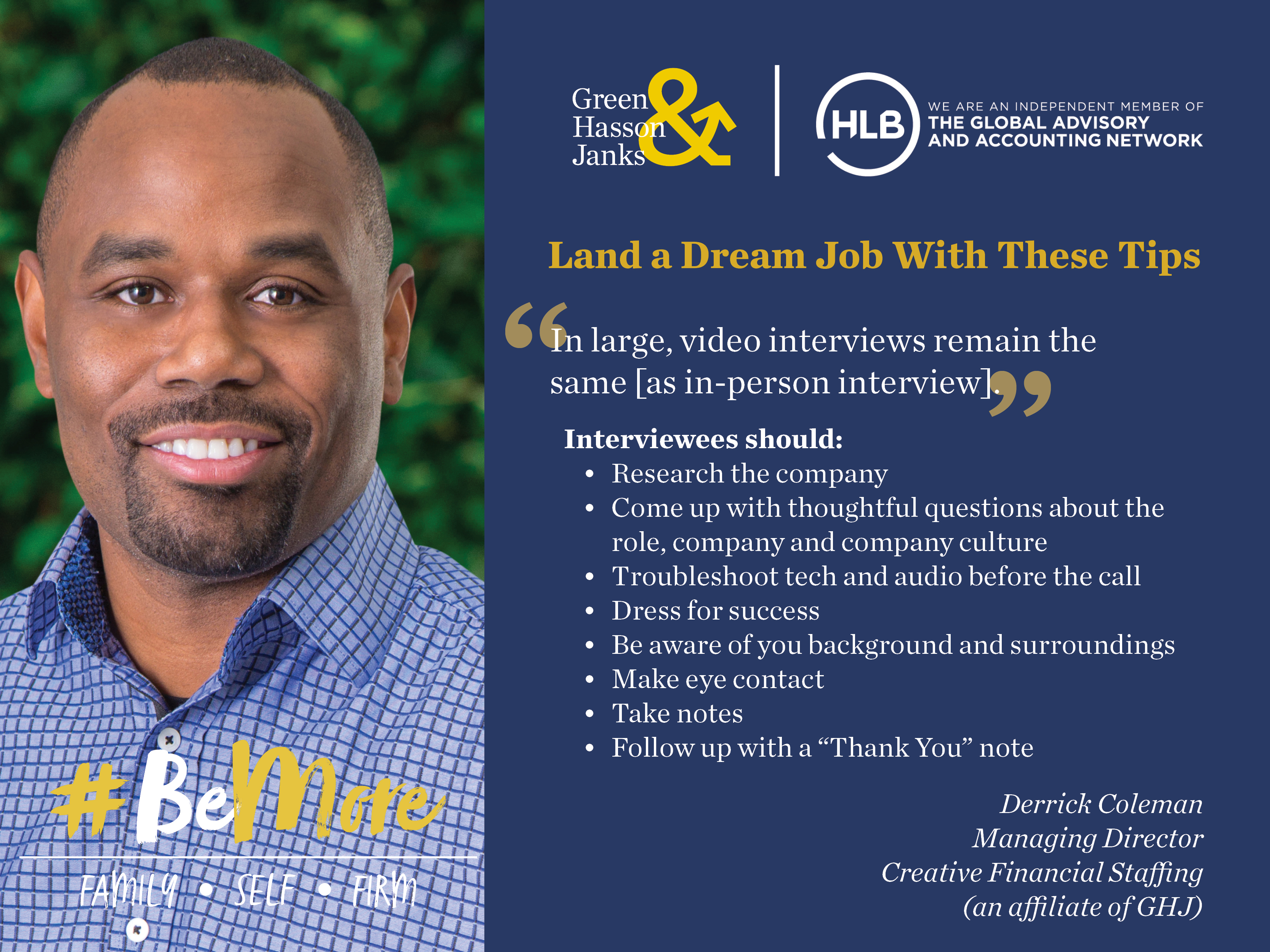 Landing a dream job virtual interviewing