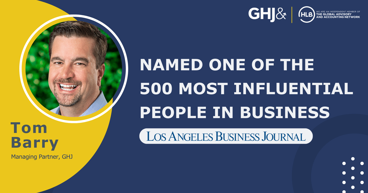 GHJ Managing Partner Again Named One Of The Most Influential Leaders In ghj-managing-partner-again-named-one-of-the-most-influential-leaders-in