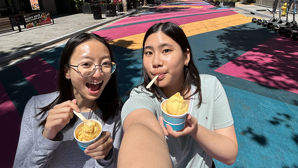 SJ Interns and Ice Cream H