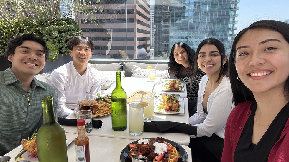 Tax Intern Rotation 1 Lunch with Rajpal