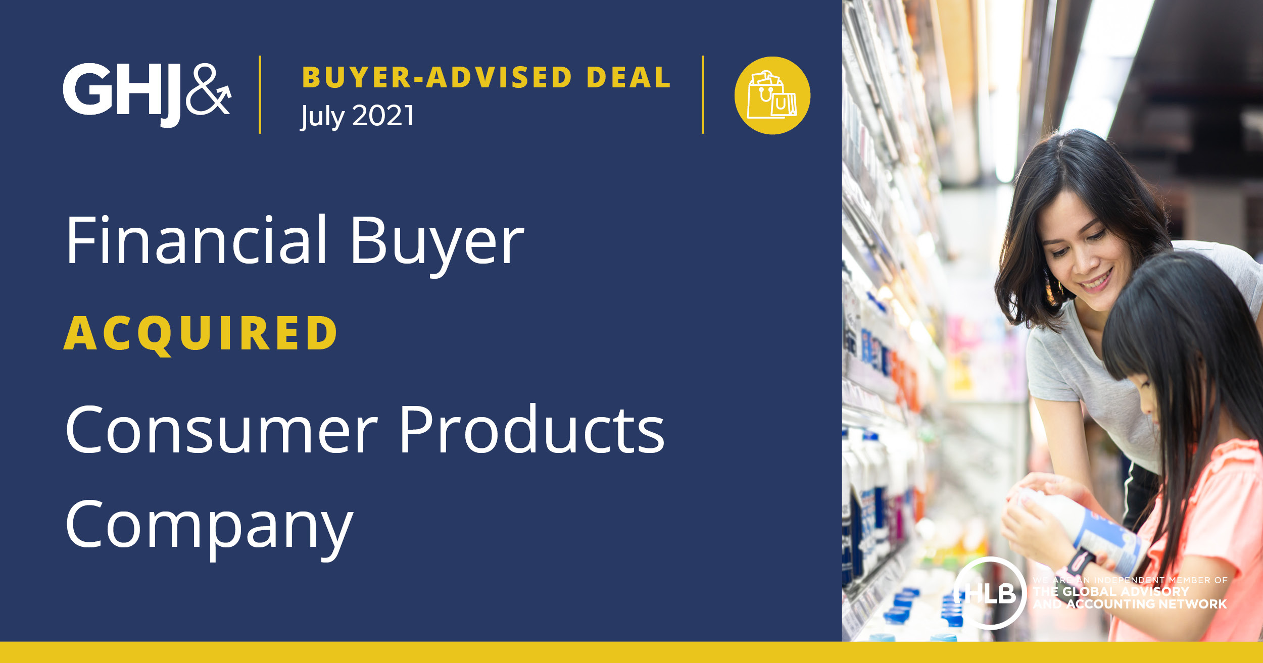 Confidential Consumer Products Aquired Confidential Financial Buyer