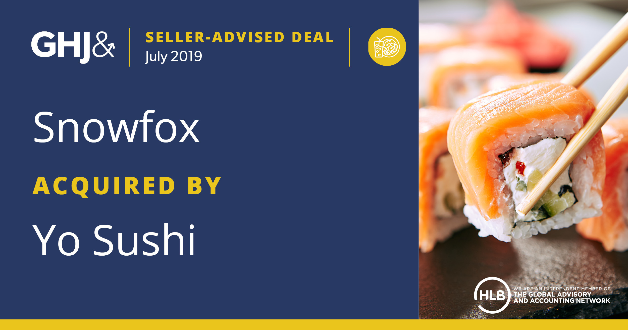 Snowfox aquired by Yo Sushi