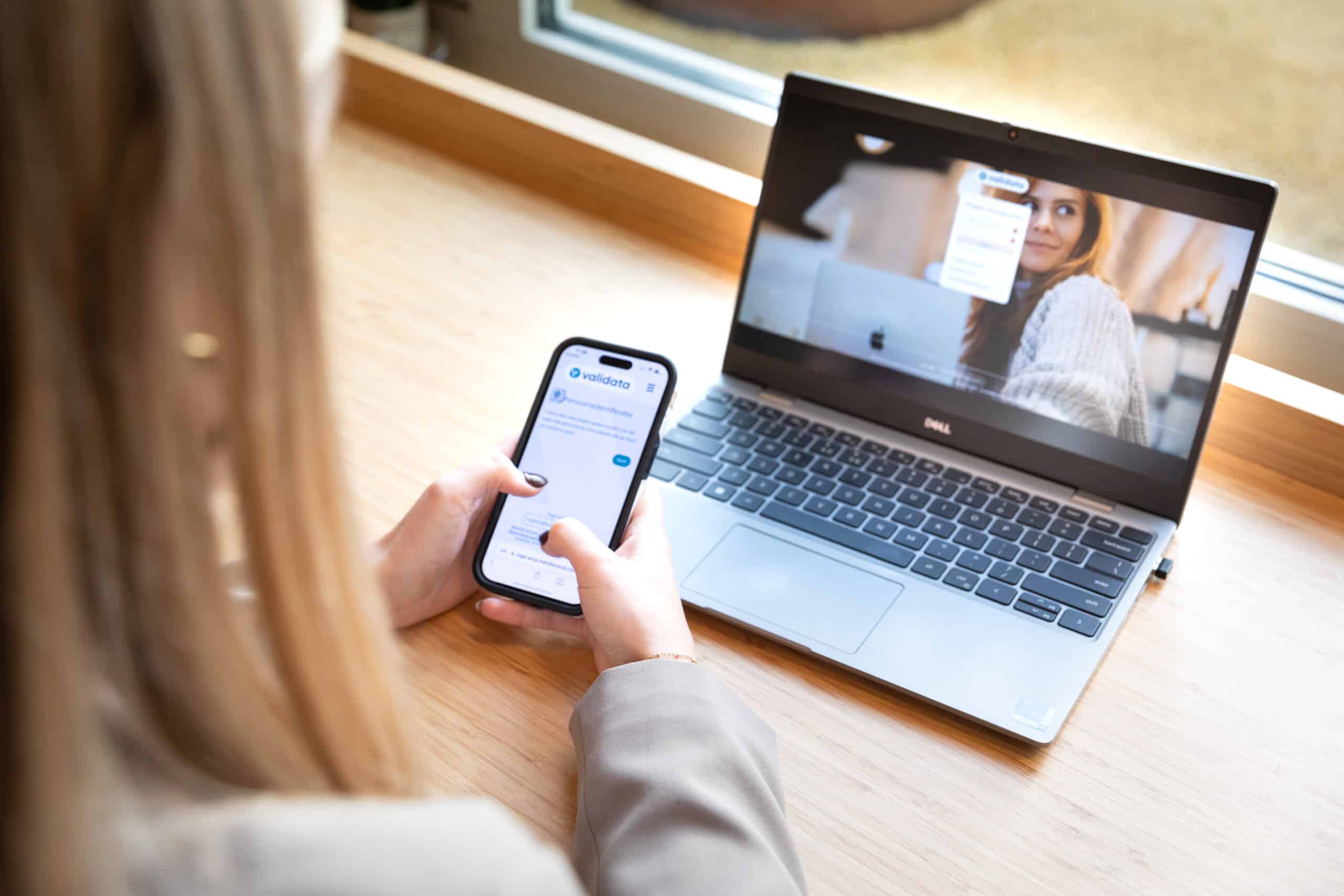 employeee working on a laptop