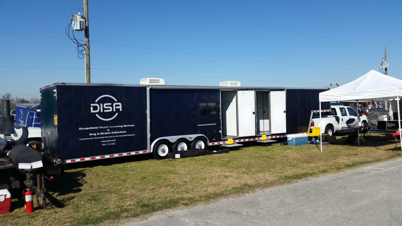 DISA's Large RV-type Collection Trailer