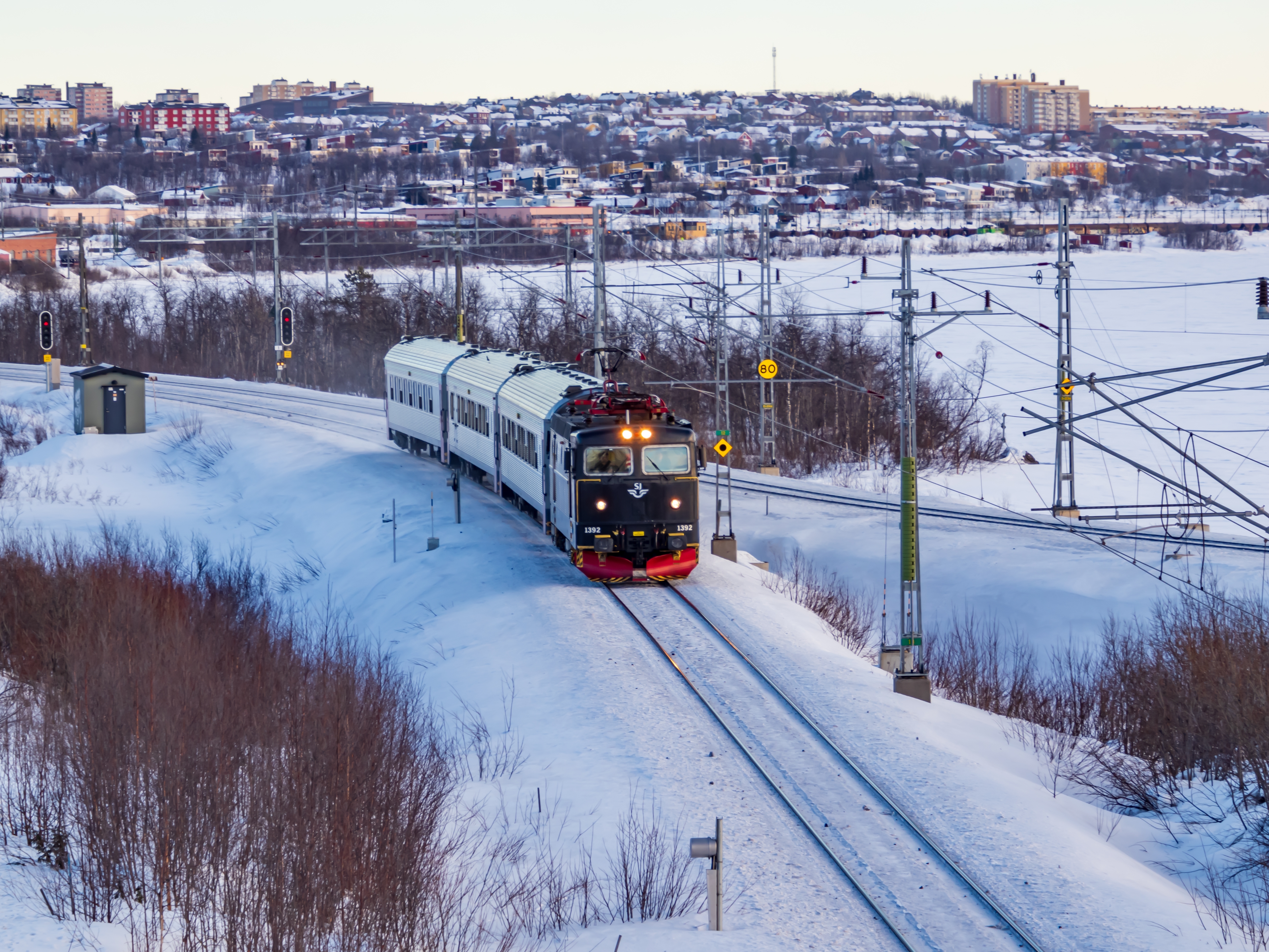 SJ train in Sweden