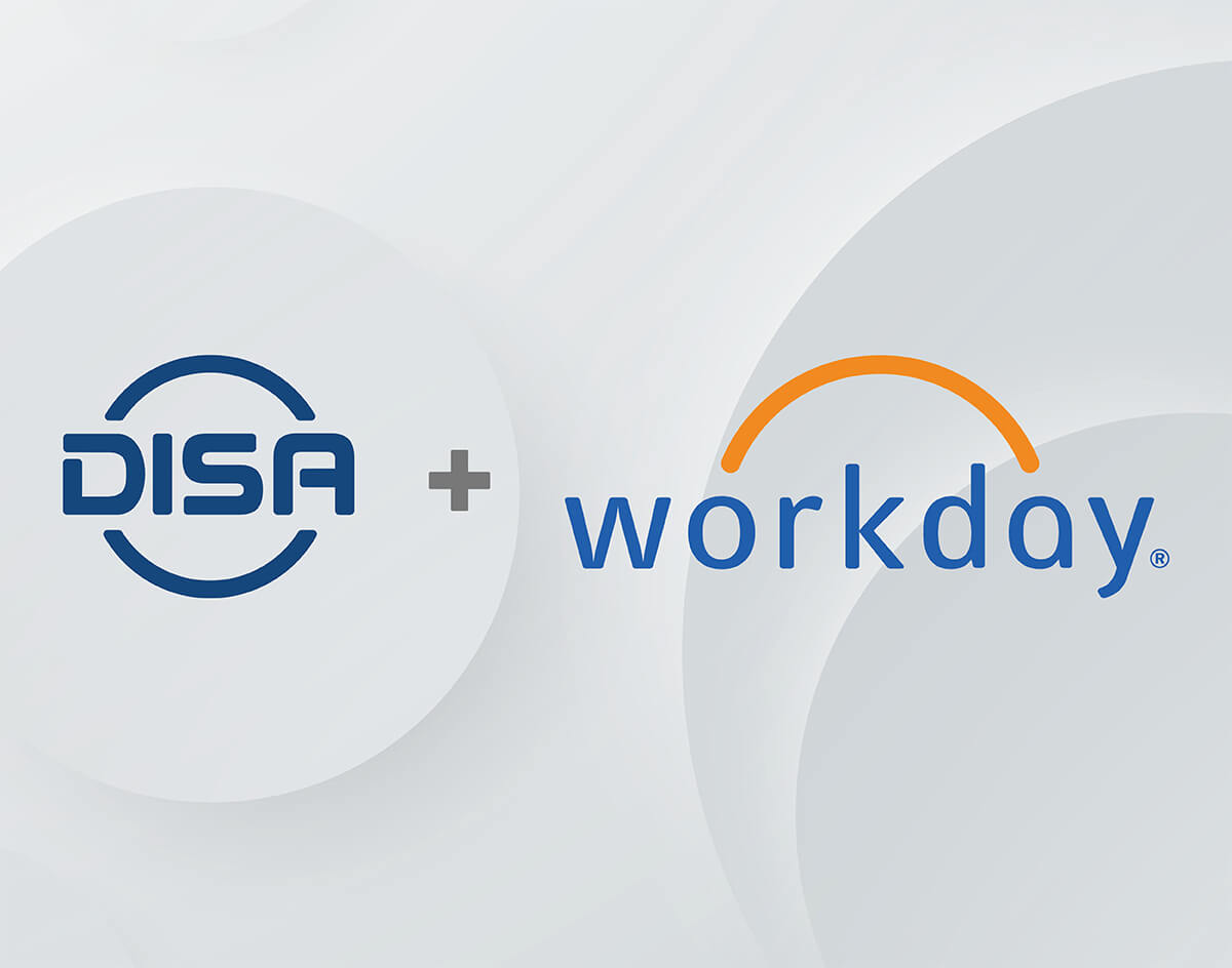 DISA and Workday logos