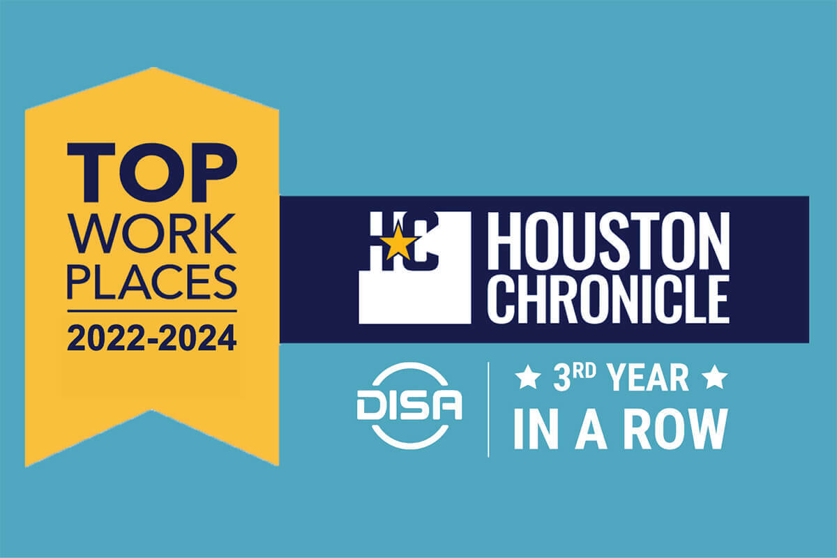 DISA celebrates Houston Chronicle Top Workplaces three years in a row