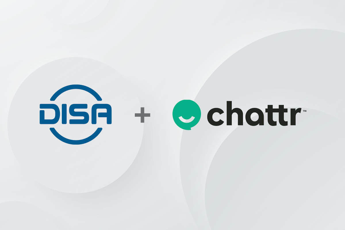DISA and Chattr logos