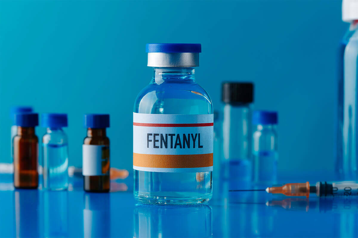 Large vial of liquid Fentanyl