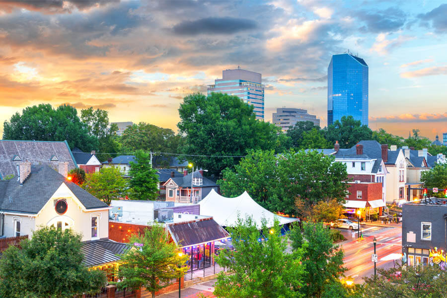 Lexington Kentucky downtown skyline