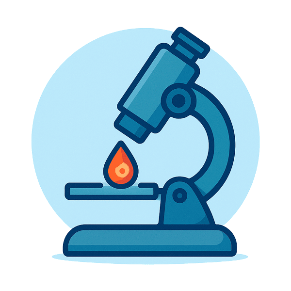 Lab process microscope