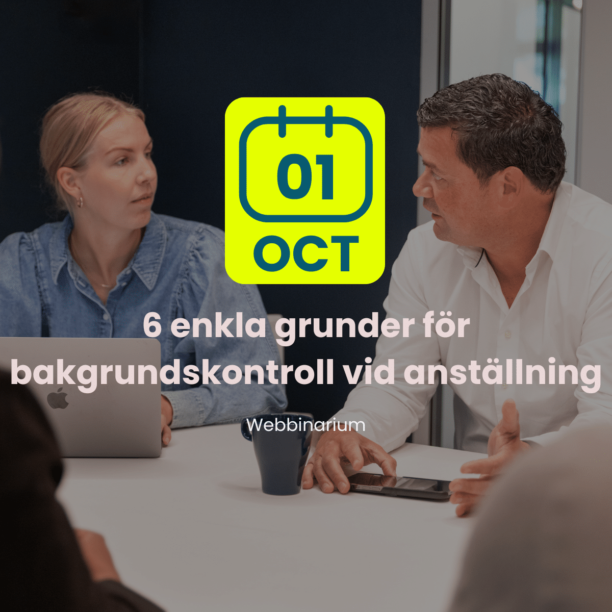 inbjudningskort till Webinar: 6 enkla grunder för bakgrundskontroll vid anställning
