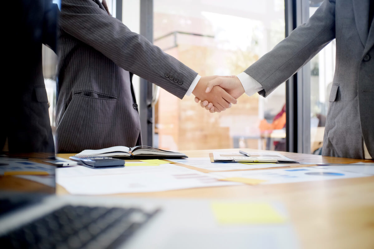 businessman handshake