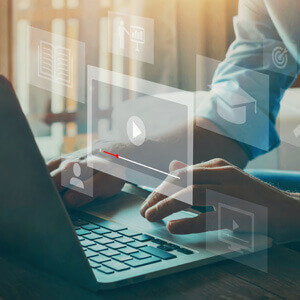 employee training on computer