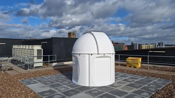 The observatory on the top of the City Hub