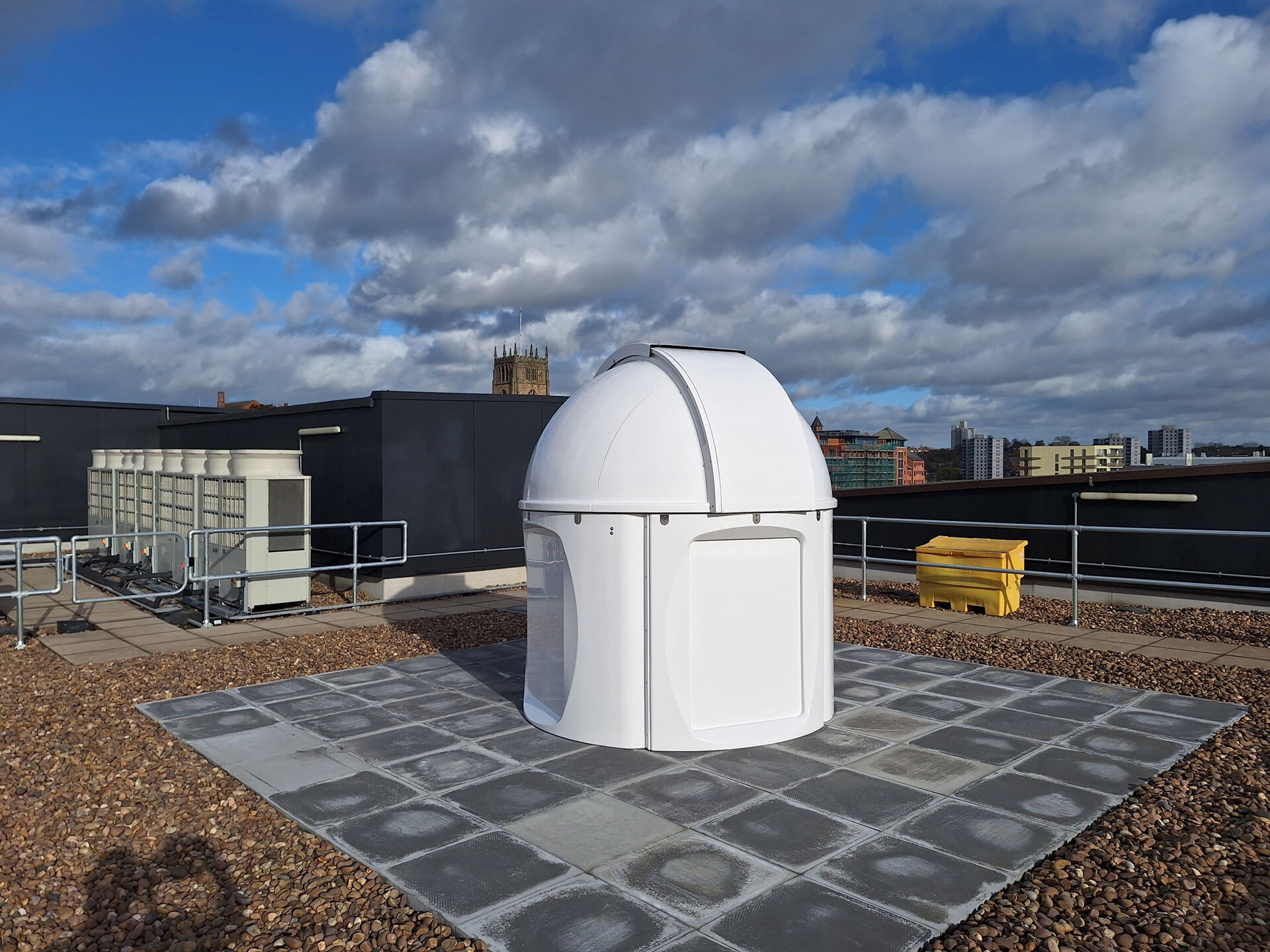 The observatory on the top of the City Hub