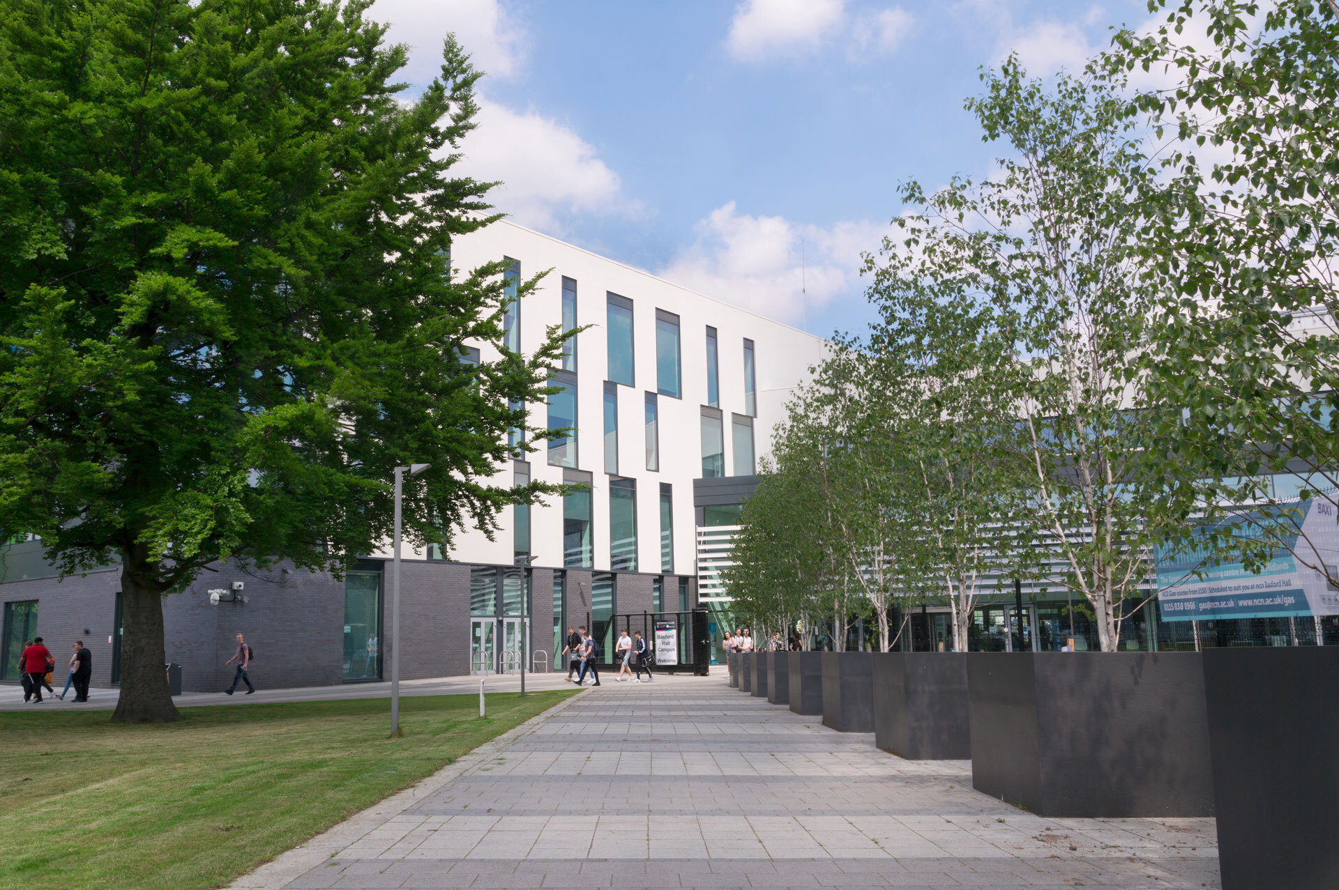 An external shot of our Basford campus