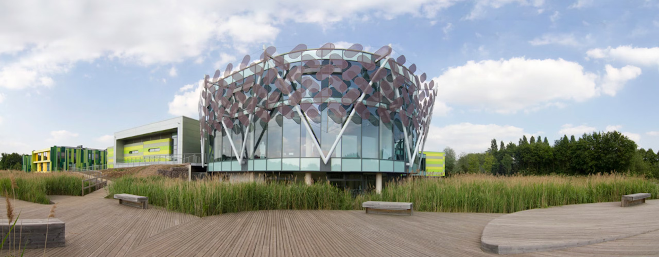 Highfields exterior from wooden decking