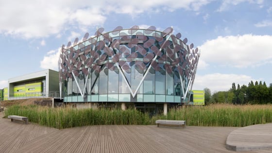 Highfields exterior from wooden decking