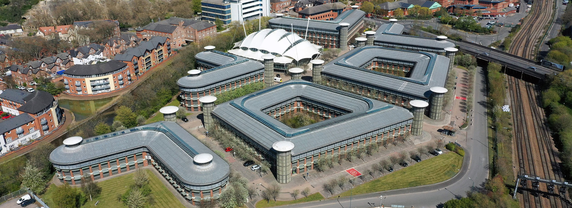 University of Nottingham, Castle Meadow campus overhead