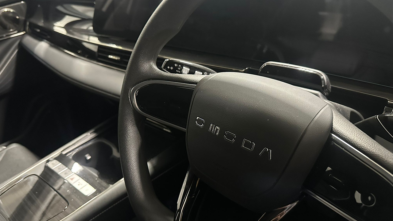Inside of an Omoda car