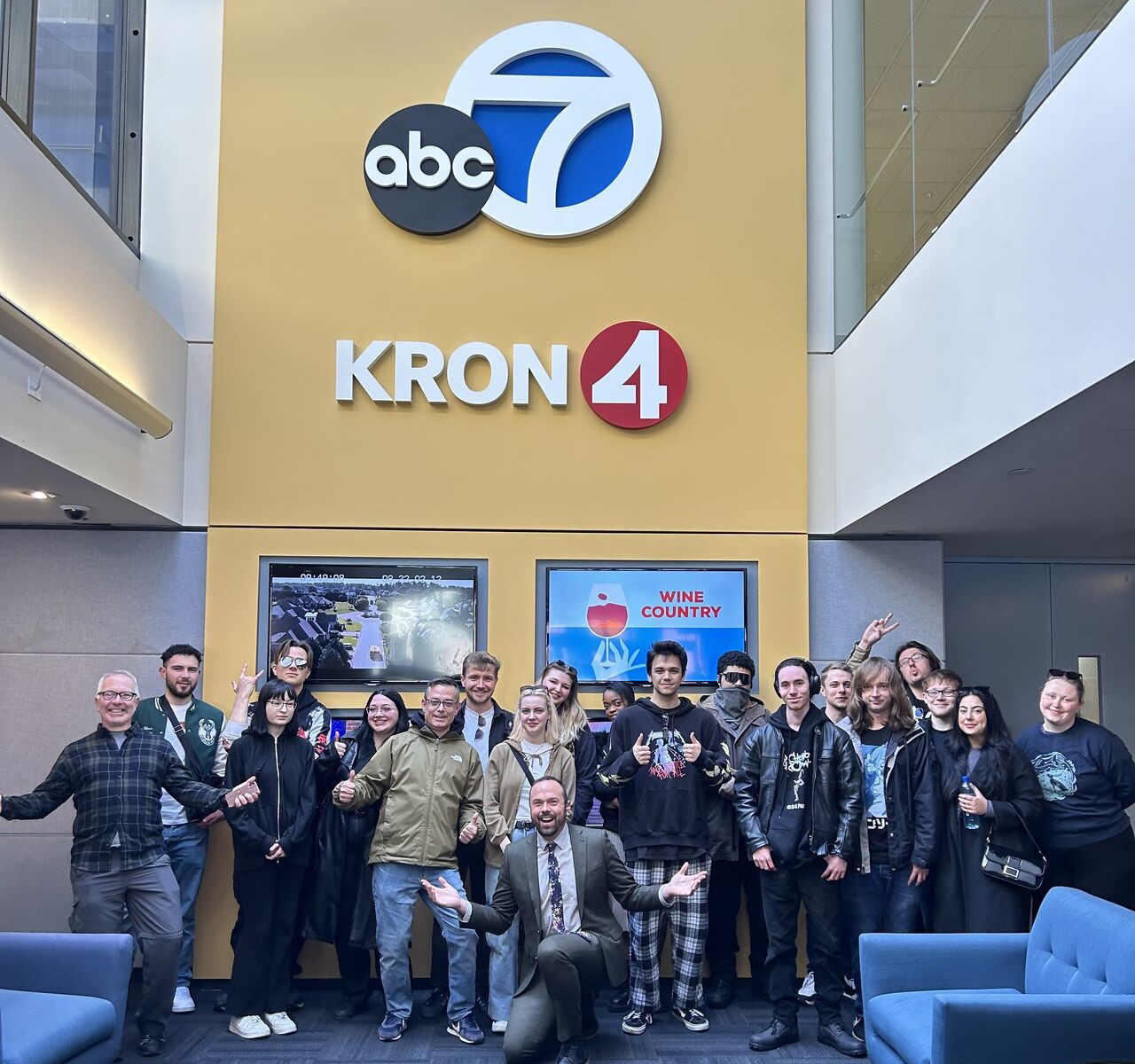 Students at Kron4 in San Francisco