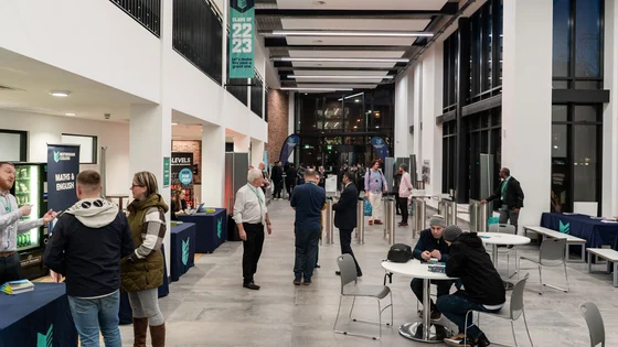 An open event at the City Hub.