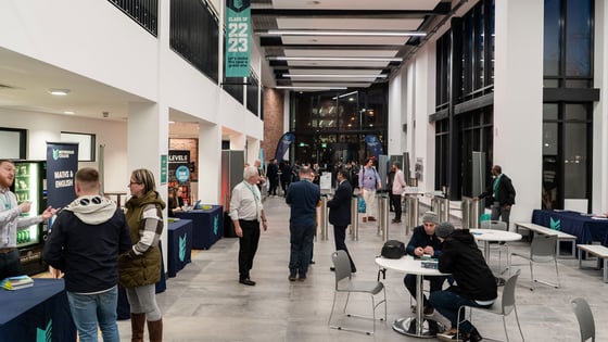 An open event at the City Hub.