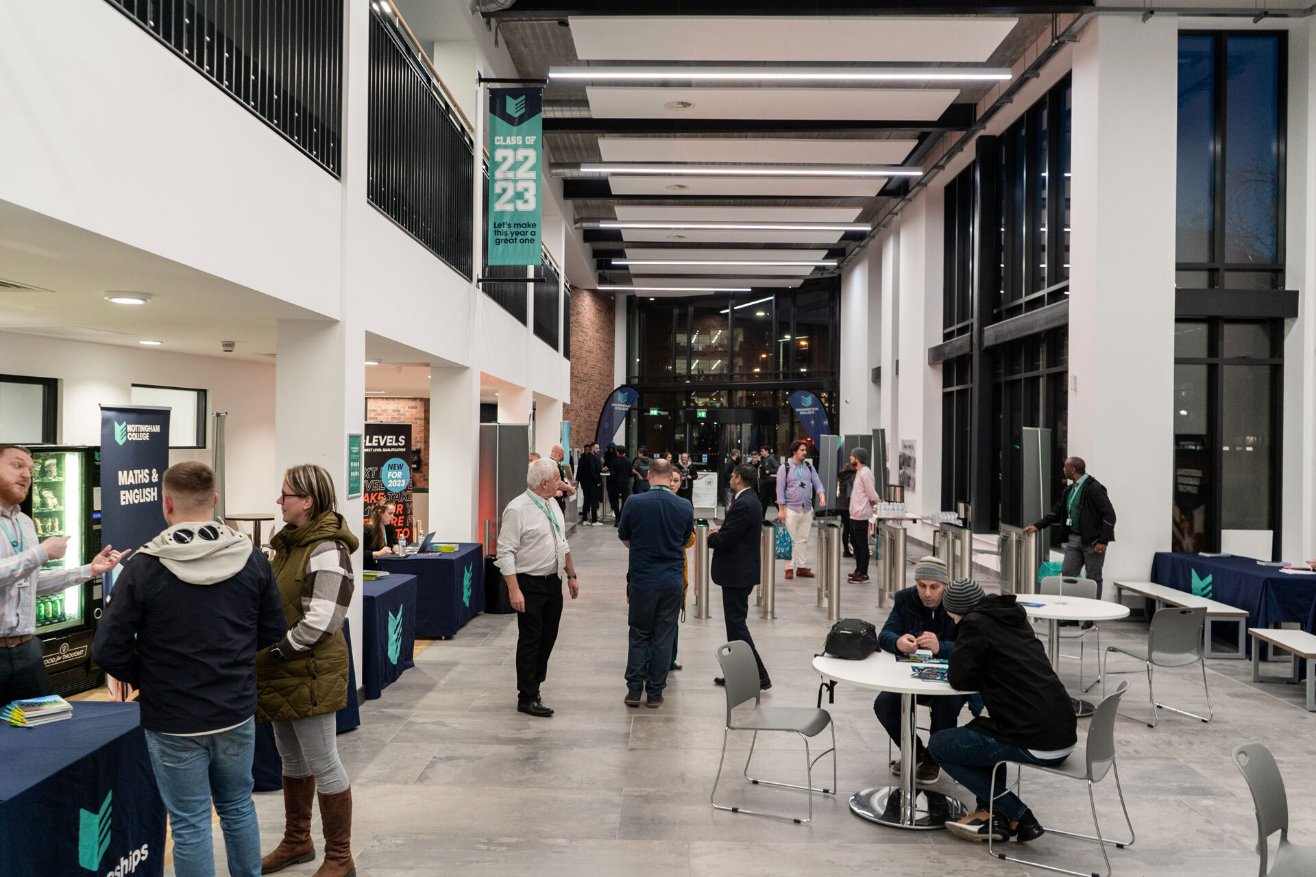 An open event at the City Hub.