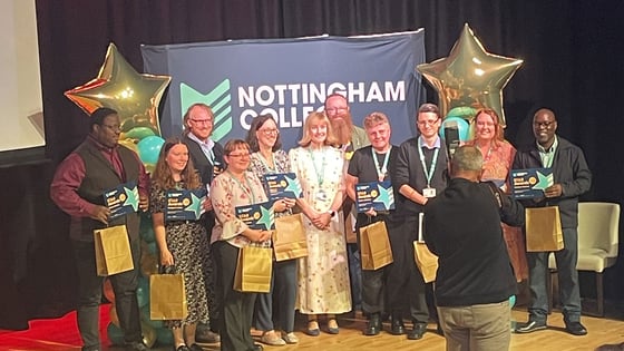 The Star Award winners in the theatre at the City Hub.