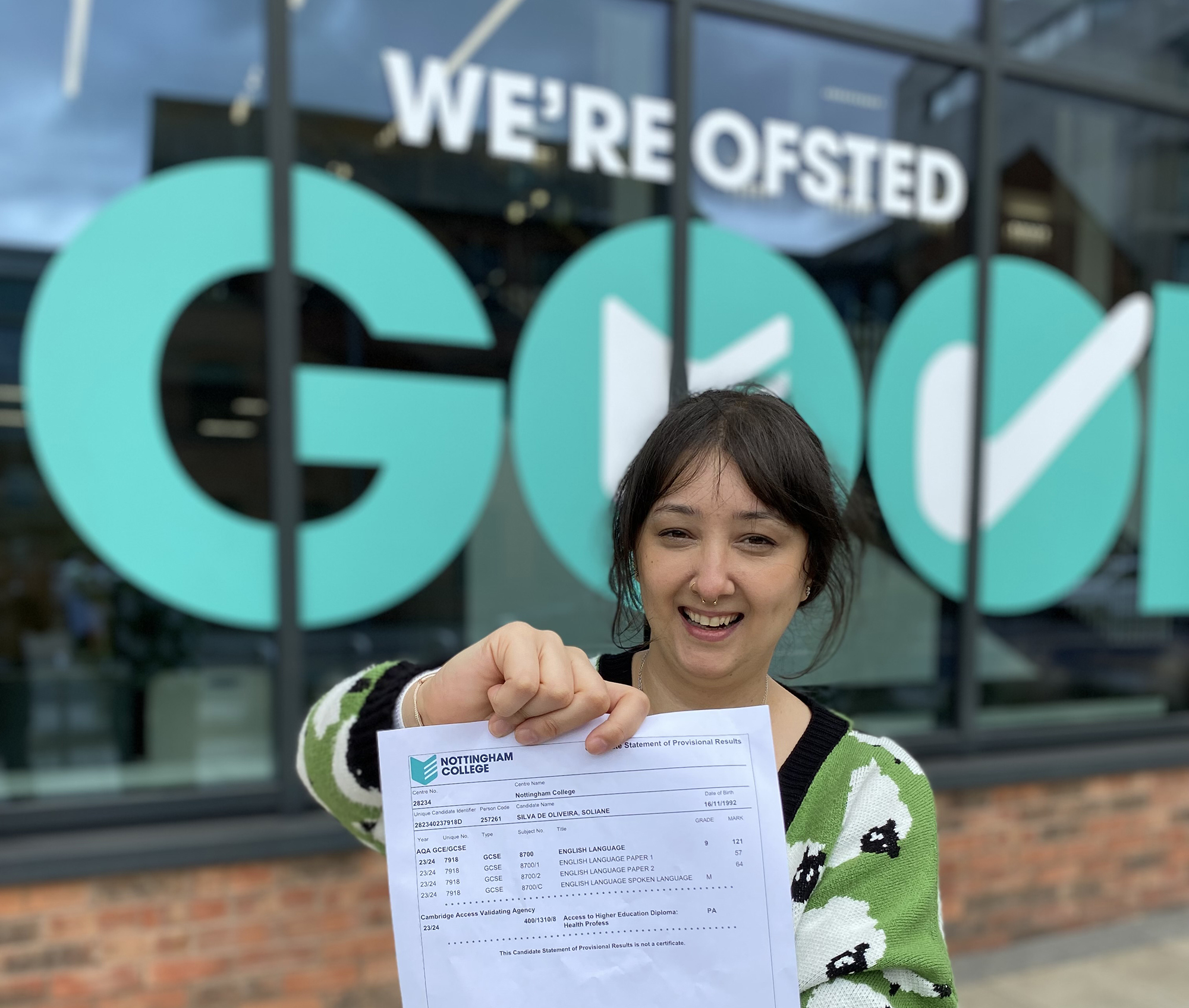 Solieane outside the City Hub