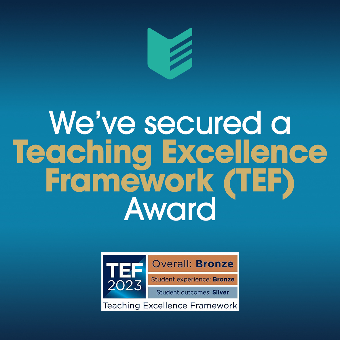 TEF award square