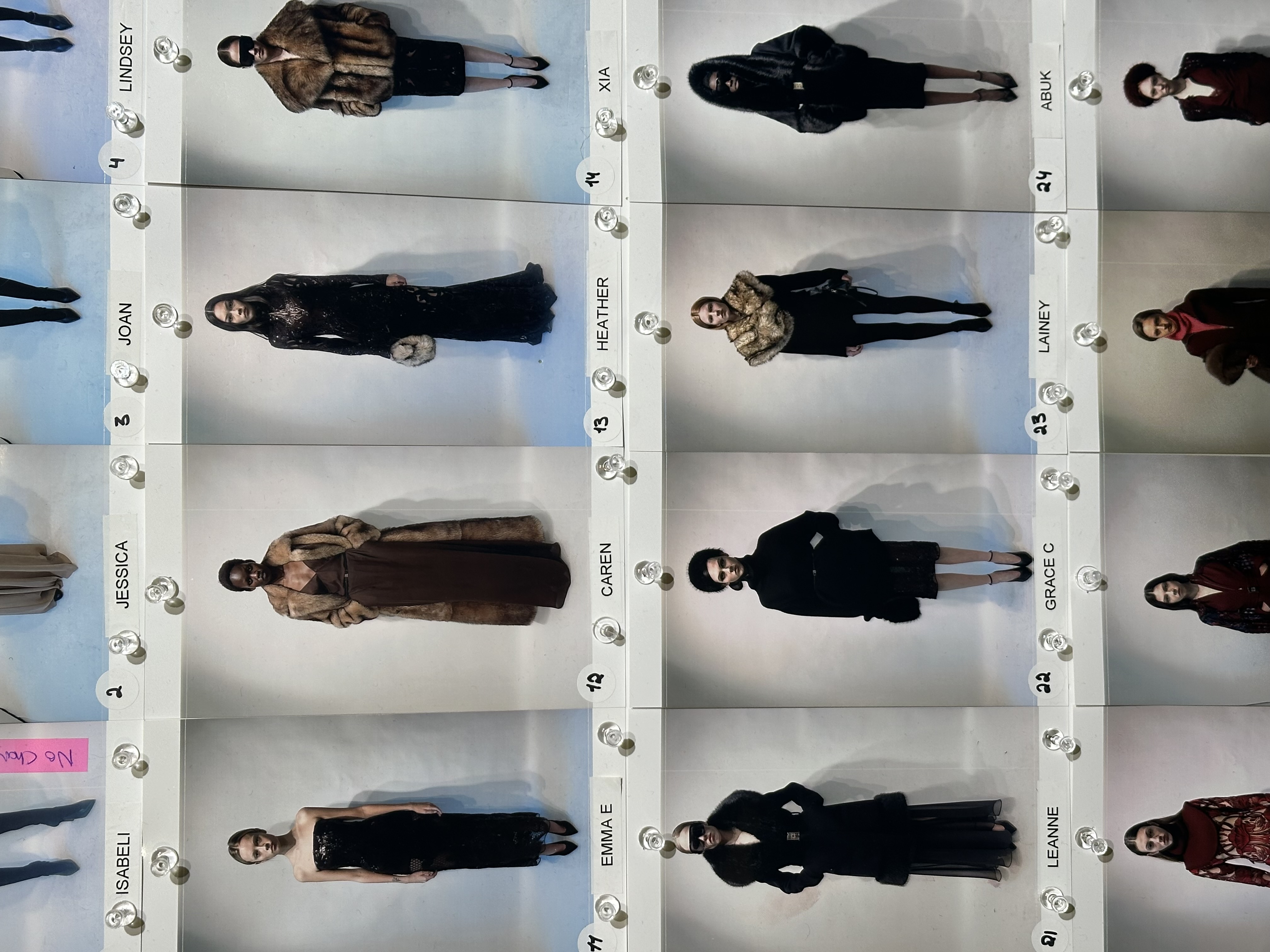 Behind the scenes picture by Maddie Clews at Paris Fashion Week