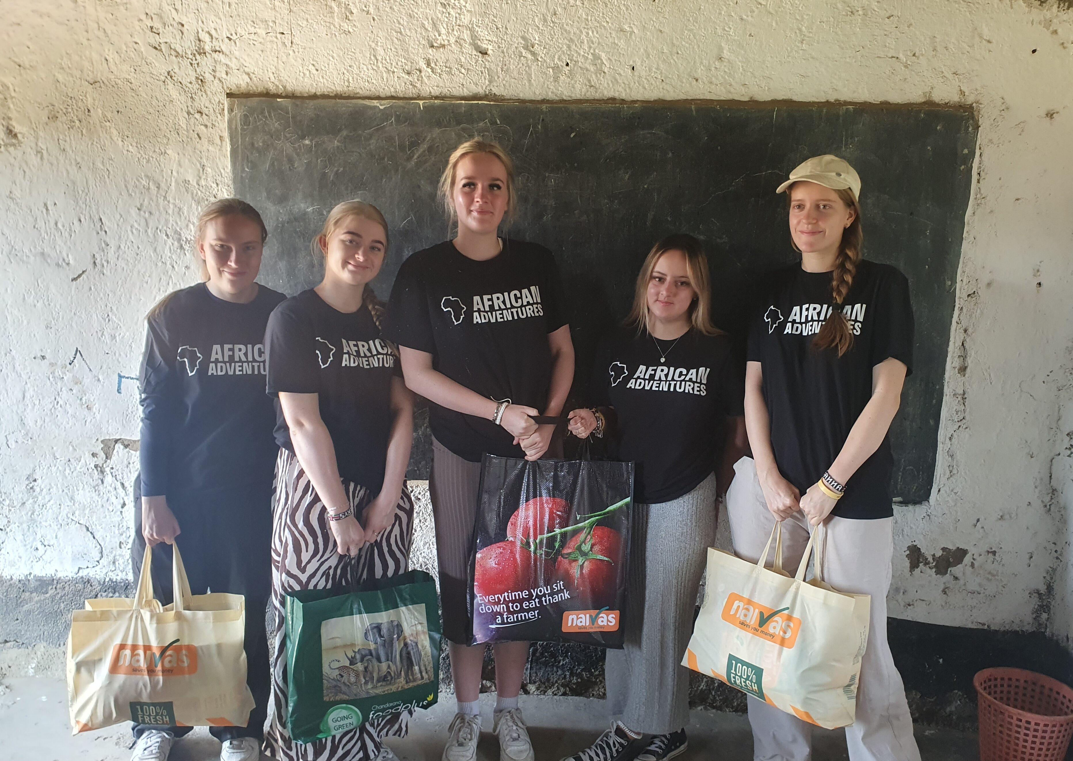 Group of student smiling at the Jubilee Academy