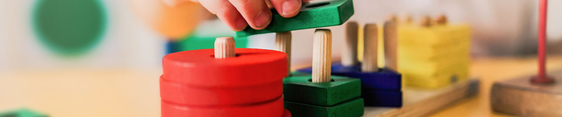 A colourful stacking game