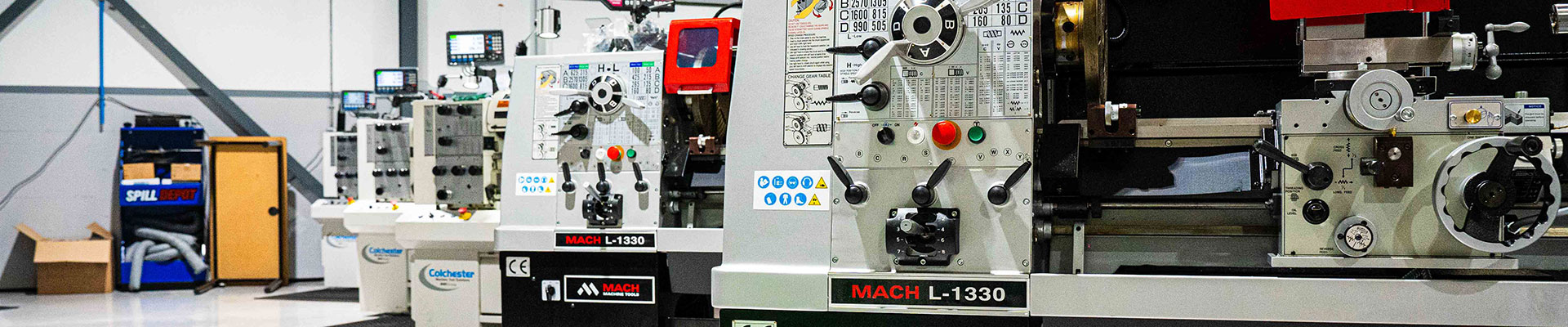 Machinery in the engineering workshop