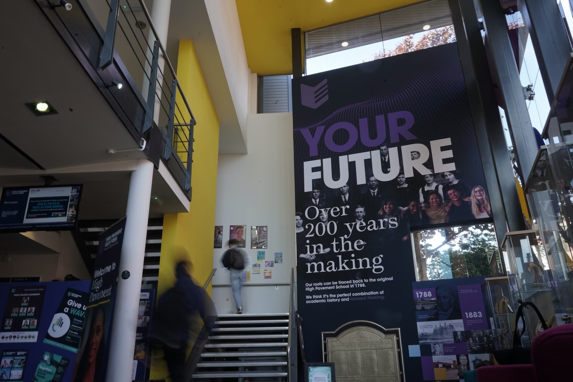 An internal shot of our High Pavement campus