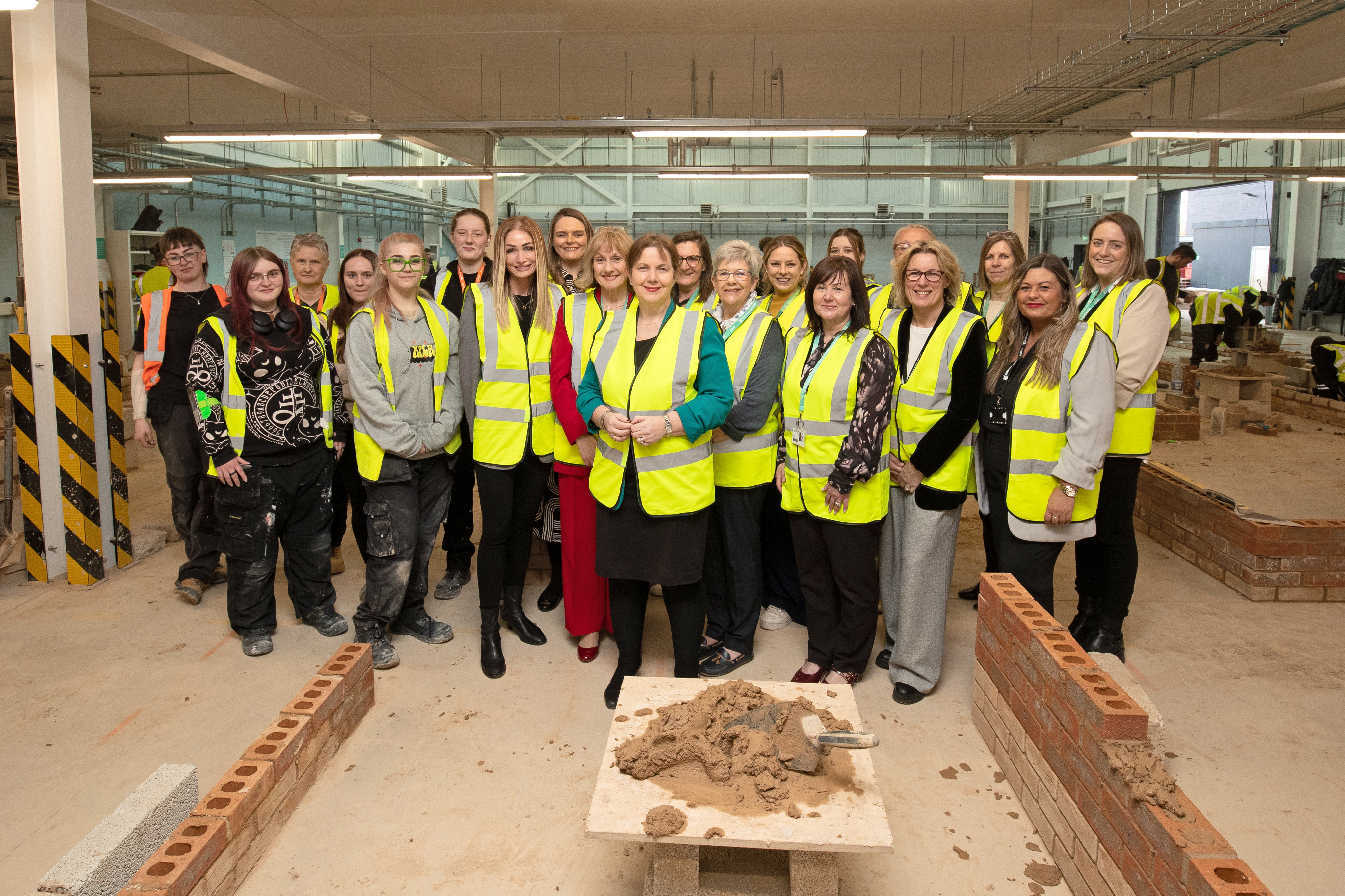All guests and hosts at our Construction Skills Centre