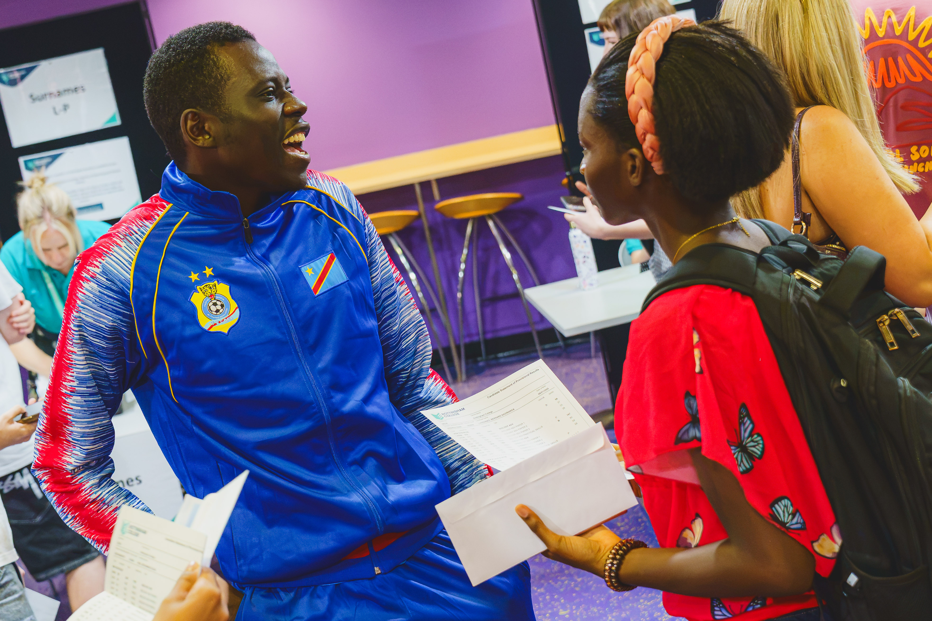 Students celebrate results