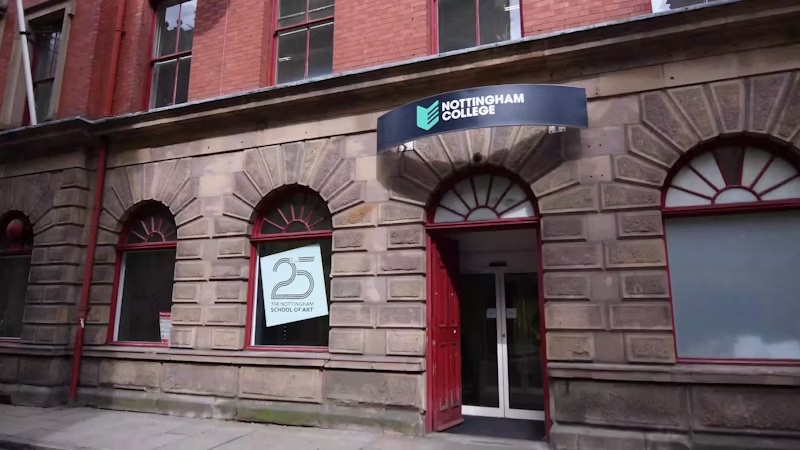 The front entrance of 25 Stoney Street.