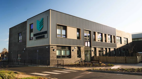 An external shot of our new building at the Basford campus the Gateway