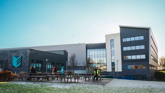 An external shot of our Basford campus in the morning
