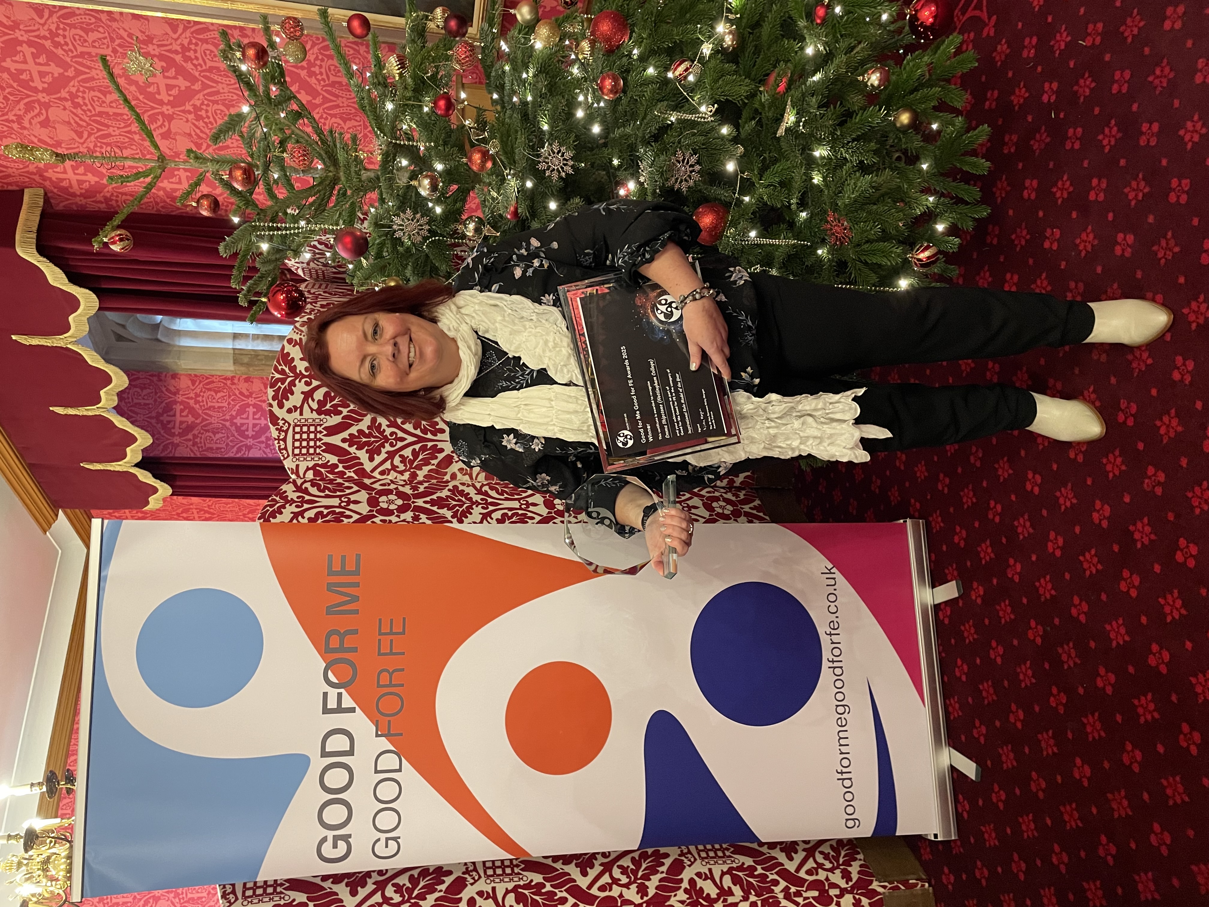 Good for Me Good for FE winner - Inspirational Role Model of the Year