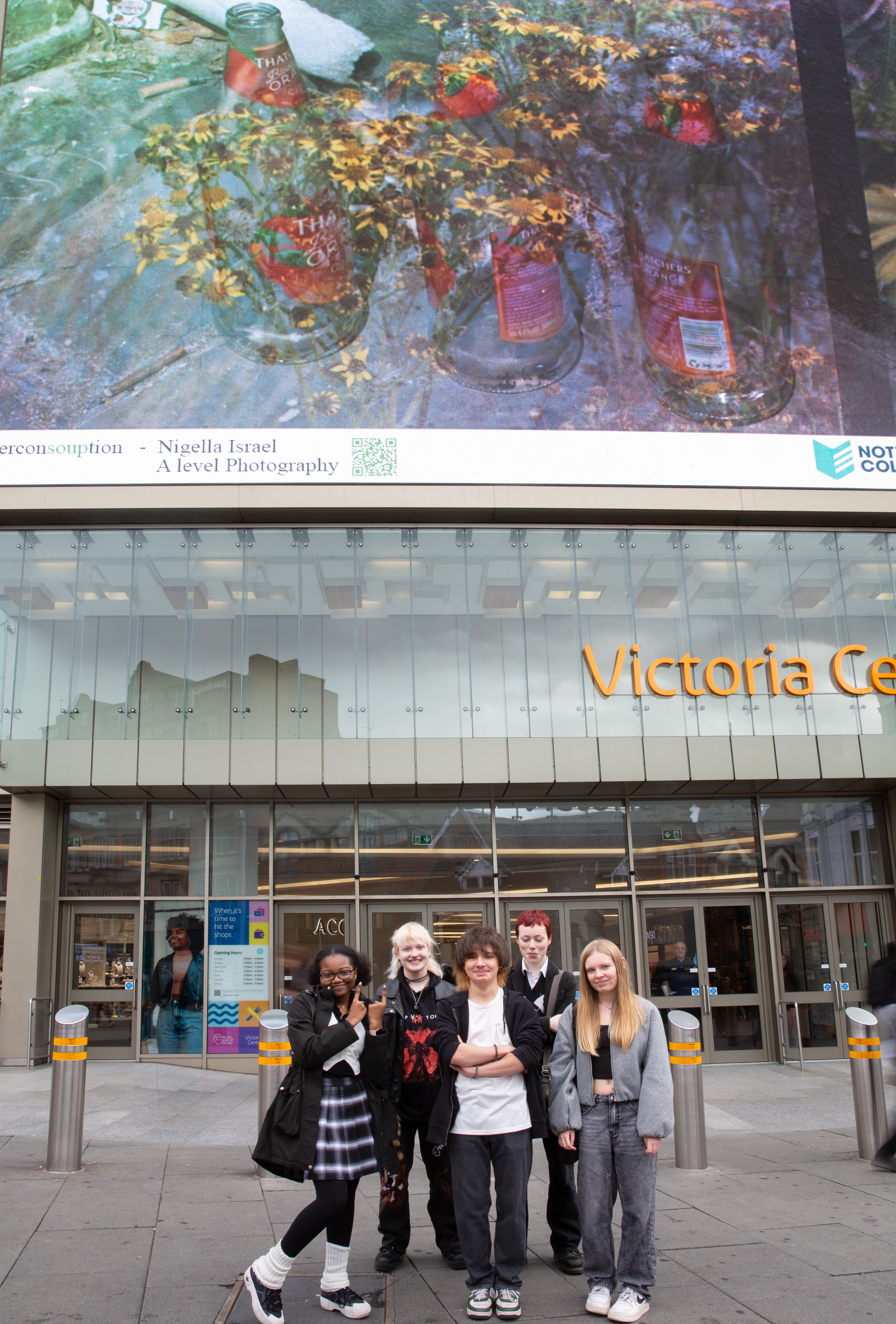 Student photography display