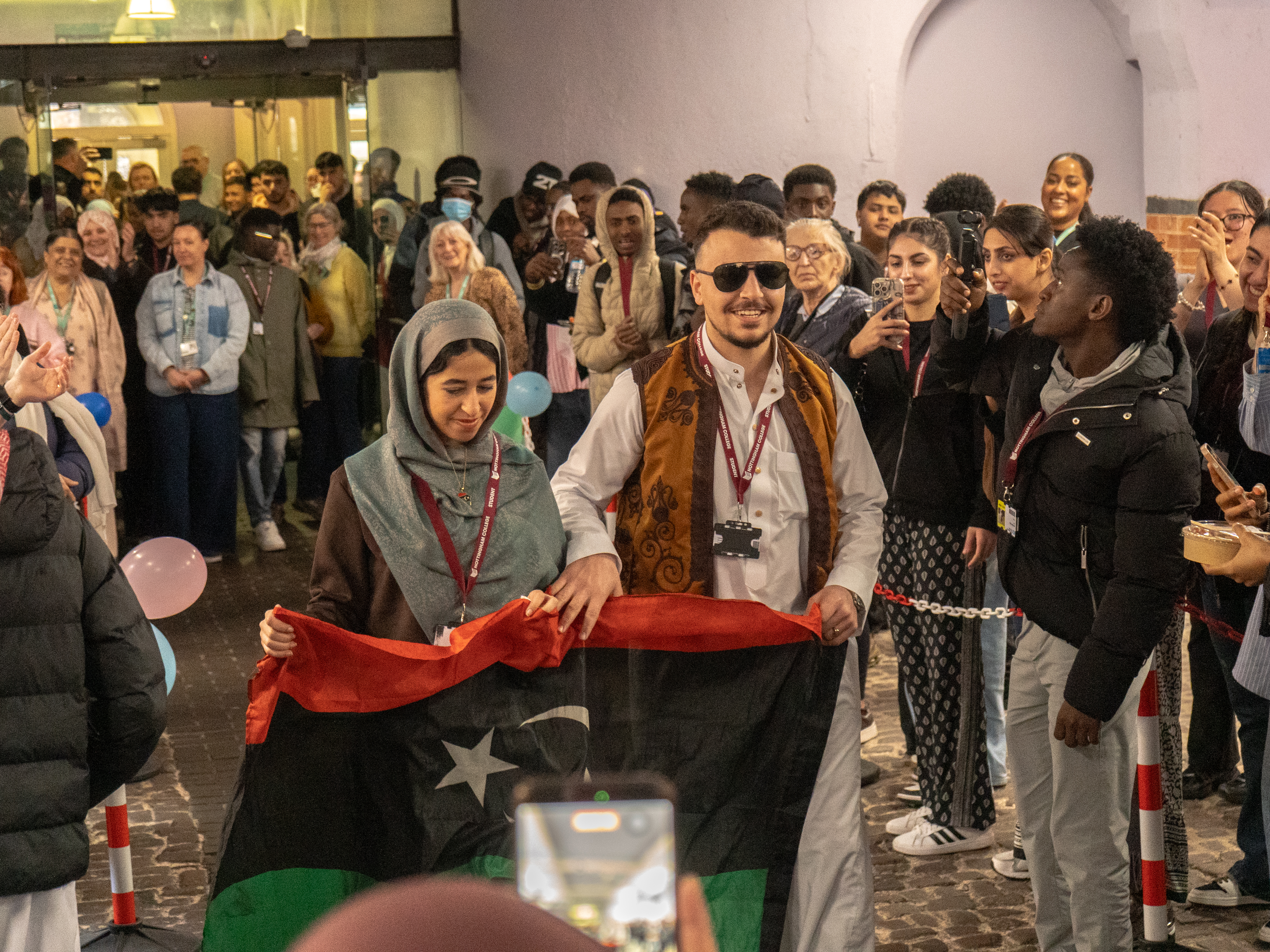 Adams - cultural fashion catwalk in the Adams courtyard